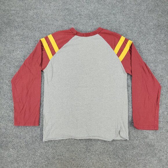 USC Trojans Shirt Men's Small Gray NCAA Logo Graphic Tee Crew Neck Long Sleeve - Picture 11 of 15